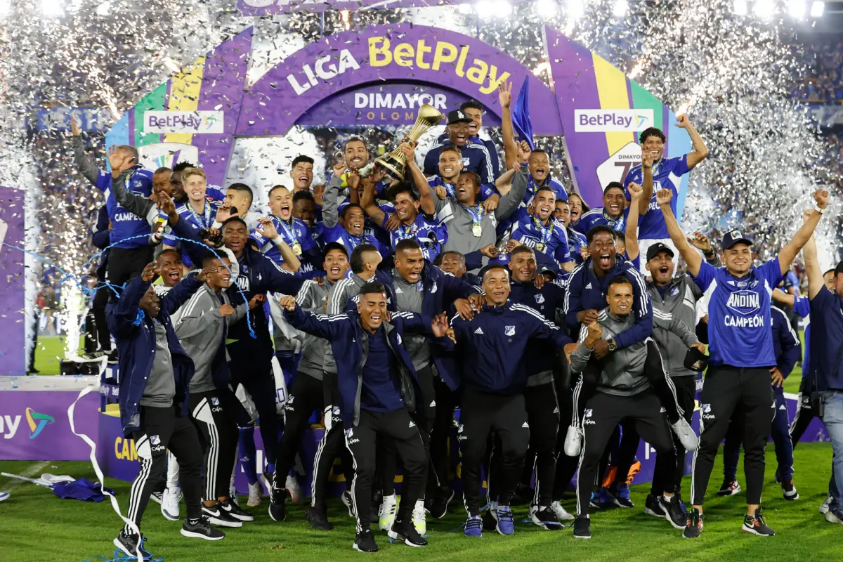 Millonarios, el gran campeón de la liga tras vencer al Atlético Nacional en los penaltis