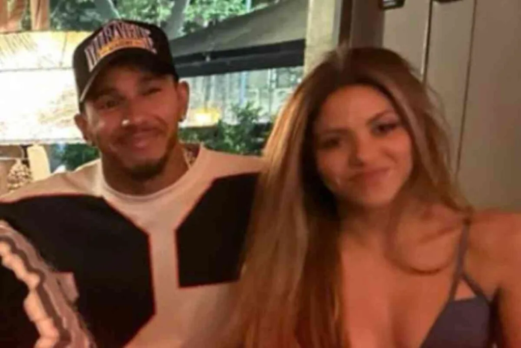 La foto que confirma el acercamiento entre Shakira y Lewis Hamilton en Barcelona
