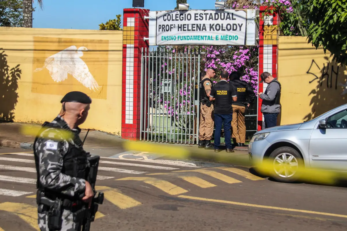 Una alumna muerta y otro herido en un ataque armado a una escuela en el sur de Brasil