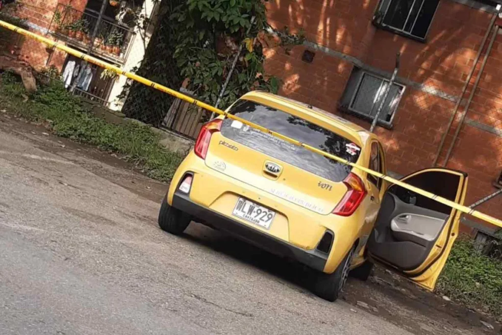 Indignación por asesinato de taxista en barrio López de Mesa, Medellín