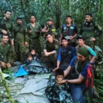 Padre de los niños extraviados enfrenta serias denuncias de maltrato y abuso--niños indígenas encontrados- rescatados de la selva del Guaviare tras accidente de avioneta- foto de los niños- así sobrevivieron