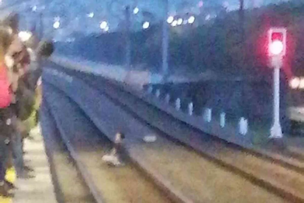 ¿Qué pasó con el pasajero que se sentó en los rieles del metro de Medellín?