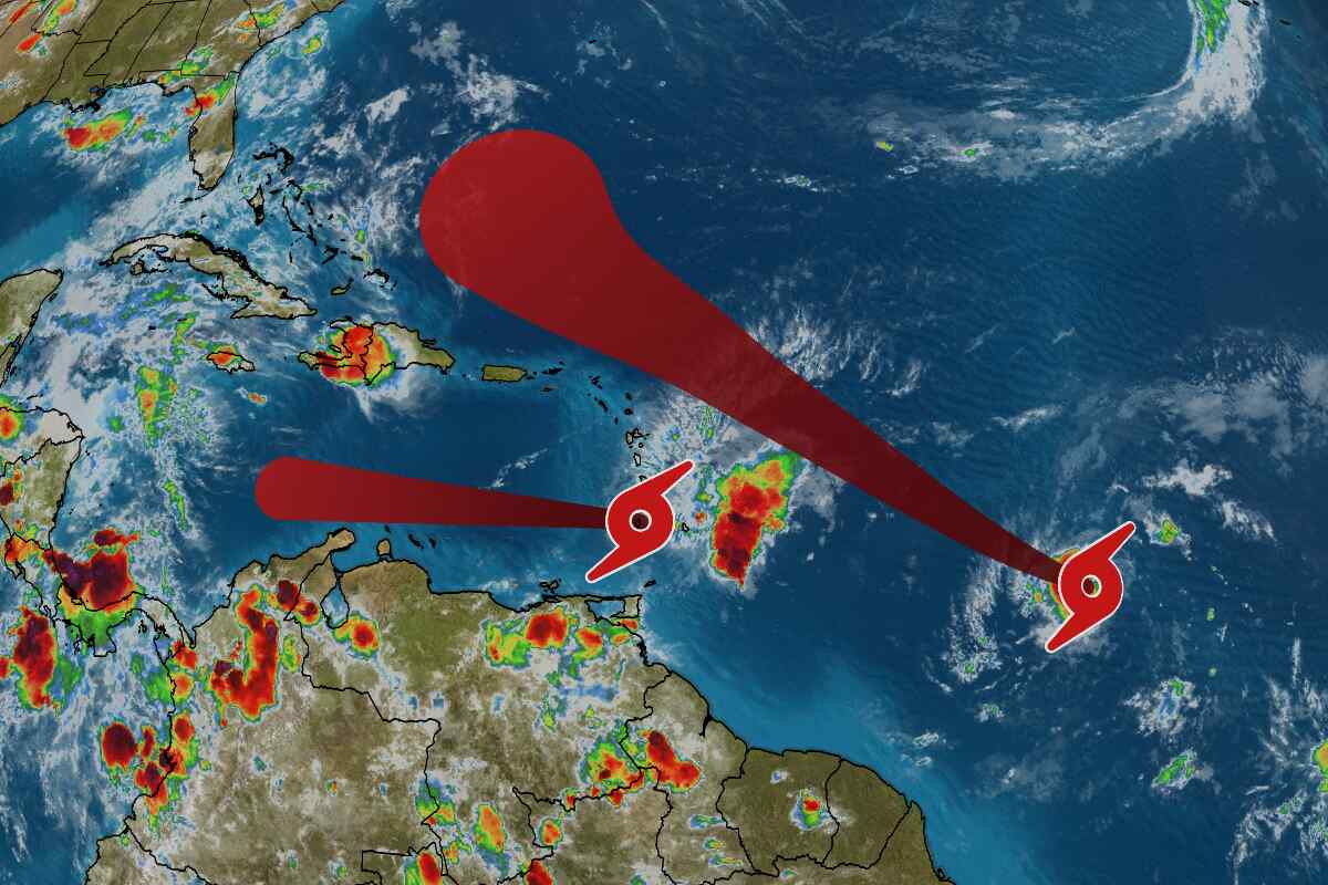Temporada de huracanes inicia temprano con 2 tormentas en el Atlántico este junio