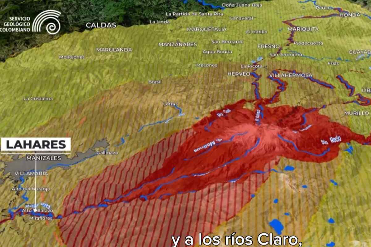 Alerta máxima: La amenaza de erupción del volcán Nevado del Ruiz sigue latente