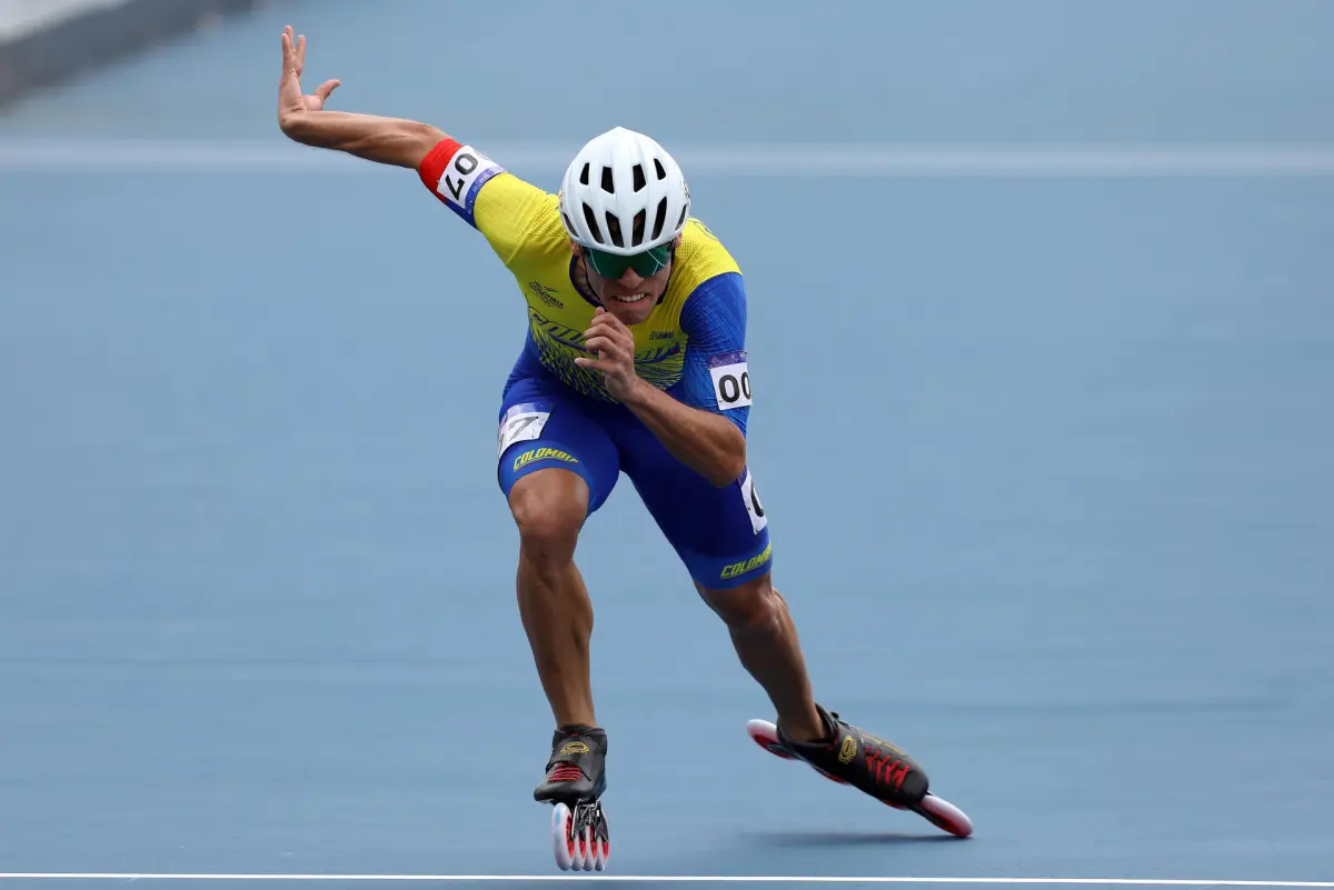 Colombia consigue 13 de los 14 oros del patinaje de velocidad de los Juegos de El Salvador