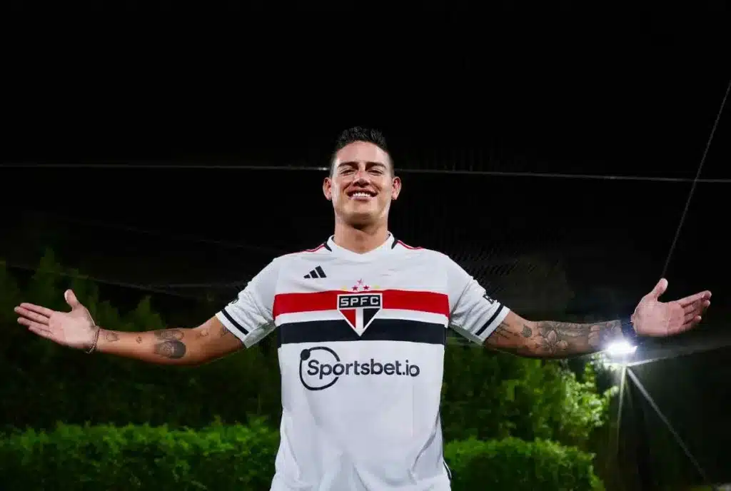 El Sao Paulo brasileño contrata a James Rodríguez hasta junio de 2025