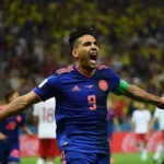 Falcao García celebra el histórico triunfo de Colombia en el Mundial Femenino