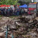 Los bomberos buscan a 14 desaparecidos tras el desplome de un edificio residencial en Brasil