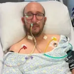 Mathew James Hicks fue al médico por un resfriado y le amputaron las piernas: tenía 3 enfermedades
