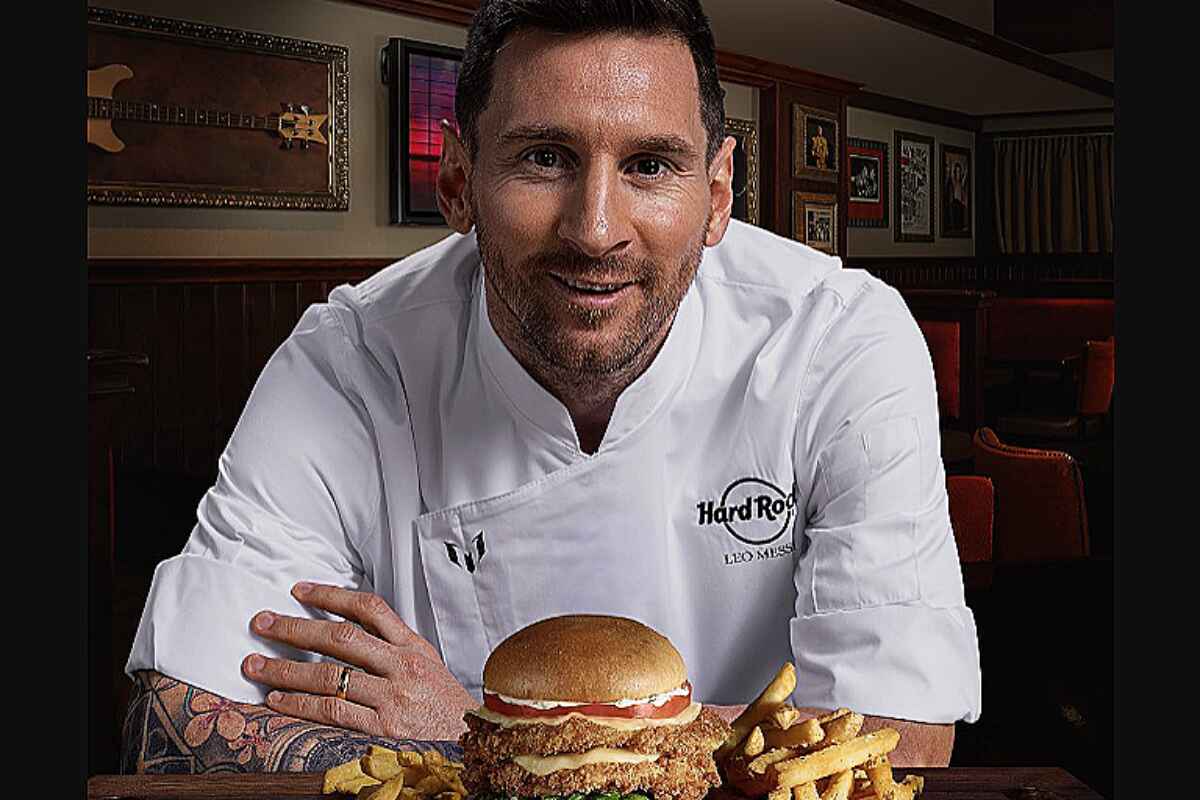 Messi y Hard Rock se unen para ofrecer un sándwich de pollo inspirado en su infancia