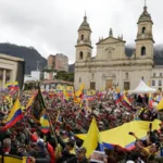 Reservistas y veteranos se manifiestan en Colombia contra el Gobierno de Petro