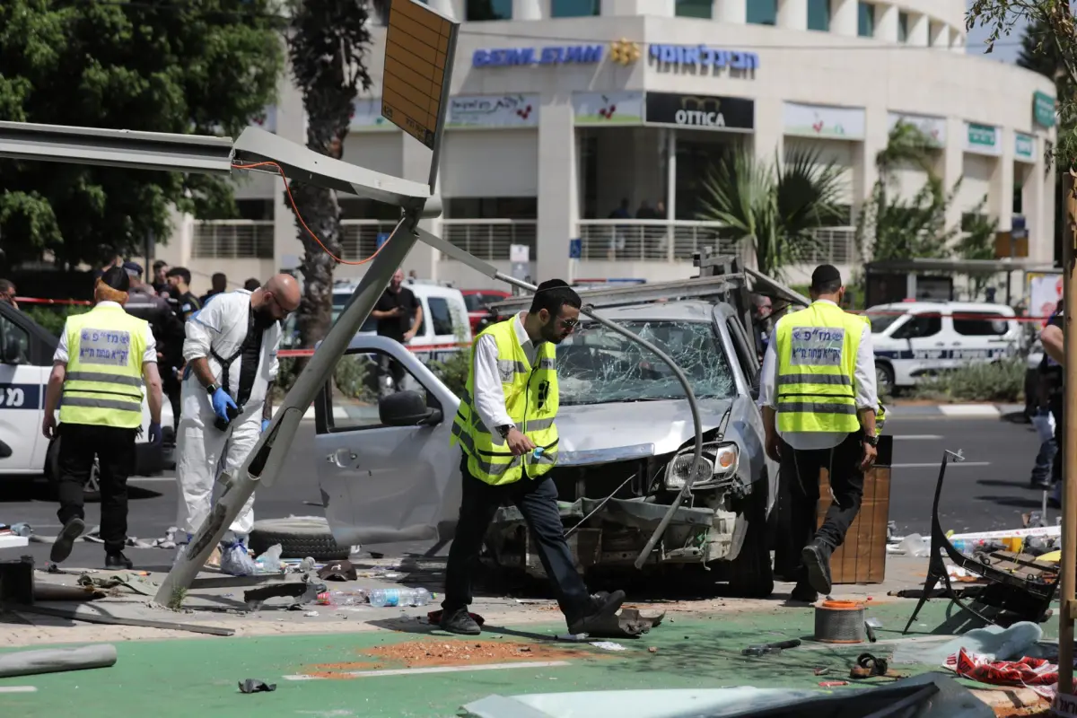 Siete heridos en un ataque palestino por atropello en Tel Aviv