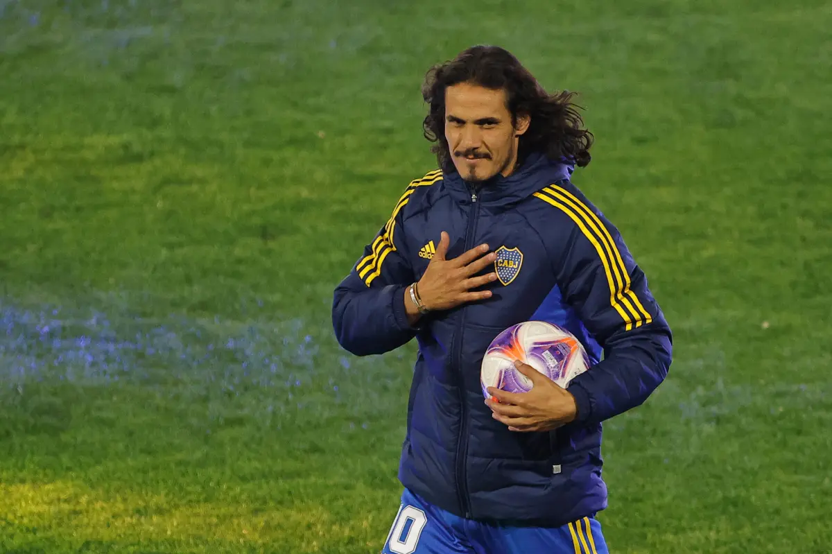Un emocionado Cavani exhibe sus ganas de debutar en Boca Juniors