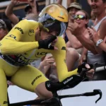 Vingegaard sobrevuela la crono y da un golpe al Tour de Francia, Rodríguez cae del podio