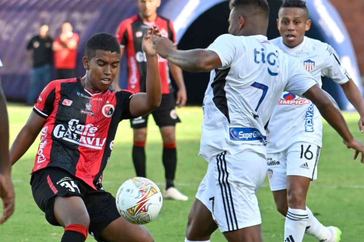 Cúcuta sorprende a Junior y lo vence 4-3 en la Copa BetPlay