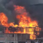 Incendio en Nuevo Jerusalén deja diez familias damnificadas