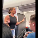 Tiffany Gomas, la mujer que afirmó que un pasajero de avión "no era real", se disculpa en emotivo video---Mujer- Pasajera abandona vuelo de American Airlines por miedo a una persona "no real"