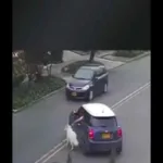 Bogotá: Conductor no quiso "ensuciar" su carro y arrastró a perro con una cadena