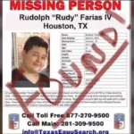 Encuentran con vida a Rudy Farías, joven desaparecido hace 8 años en Houston