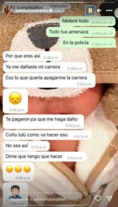 Yailin revela conversaciones amenazantes de Anuel en chats de WhatsApp