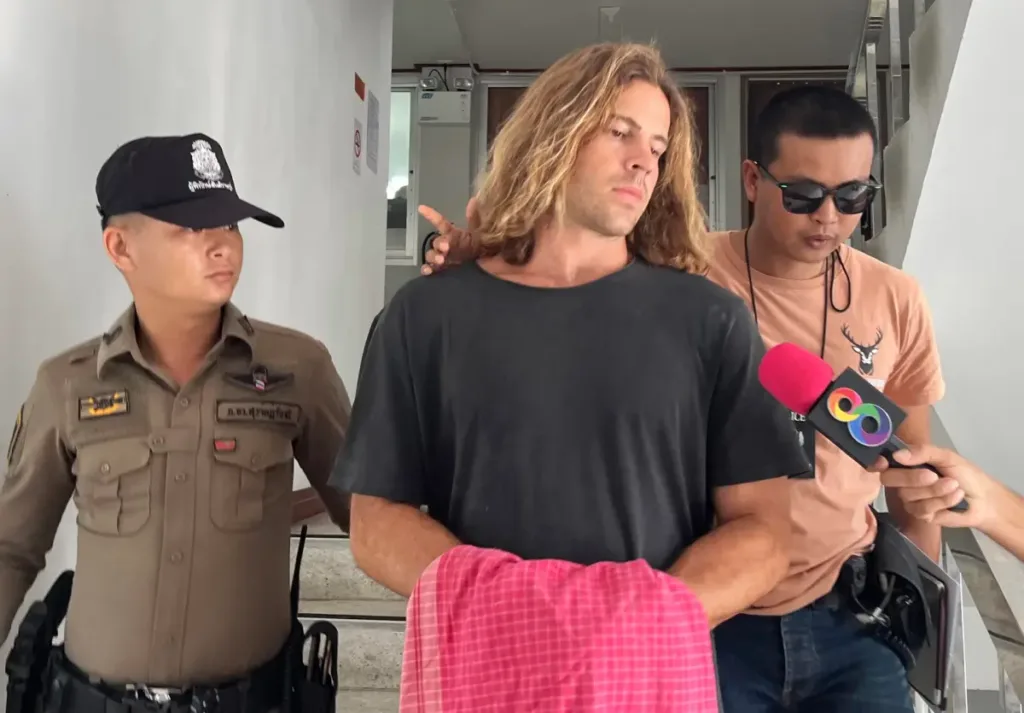 Daniel Sancho entra en prisión en Tailandia por el supuesto asesinato de Edwin Arrieta