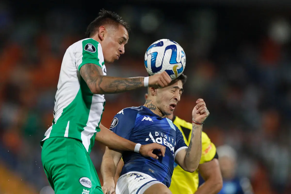 Doblete del uruguayo Cantera da triunfo al Atlético Nacional sobre Racing
