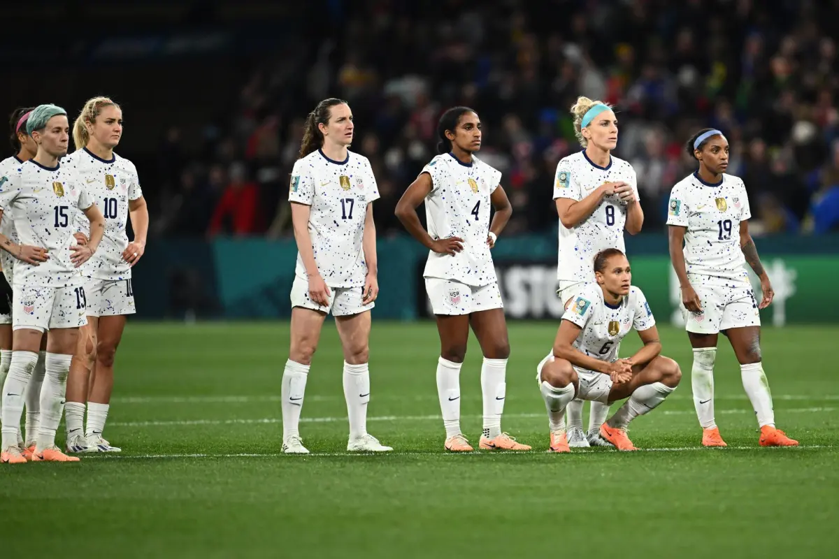 0-0. (5-4) Estados Unidos es eliminado por primera vez en octavos de final del Mundial