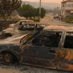 Los bomberos griegos siguen sin controlar el incendio en Evros pero la situación mejora