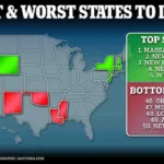 mejores estados. ¿Qué estado es el mejor para vivir en EEUU 2023? El estudio revela el ranking completo
