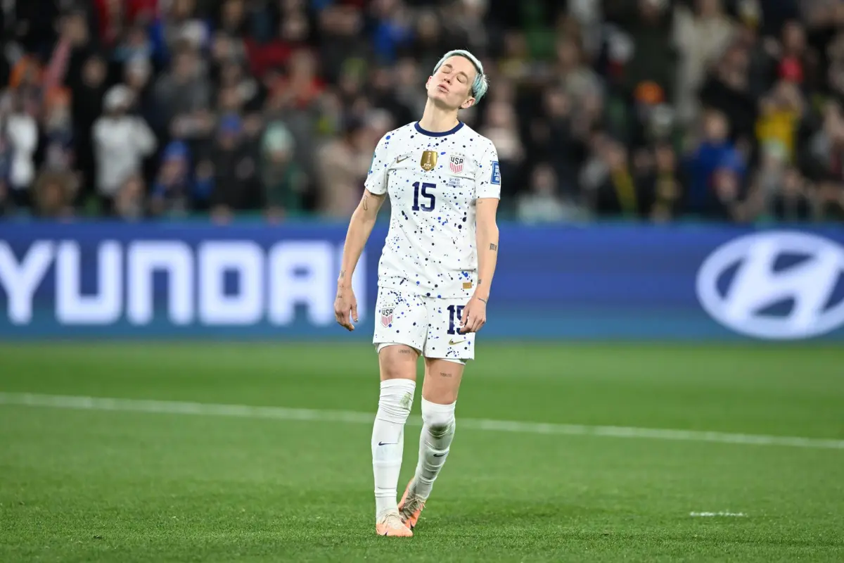 Megan Rapinoe, el final más amargo para un ciclo de leyenda