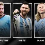 Messi, De Bruyne y Haaland, candidatos a jugador de la temporada 22 - 23 de la UEFA