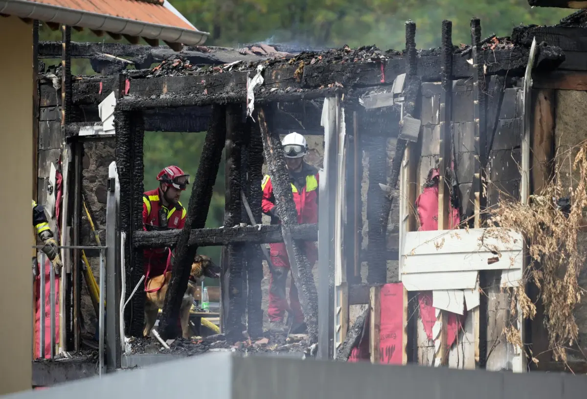 Once muertos en el incendio de un albergue en la región francesa de Alsacia
