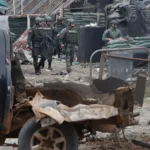 Un policía muere tras la detonación de un carro bomba en el suroeste de Colombia