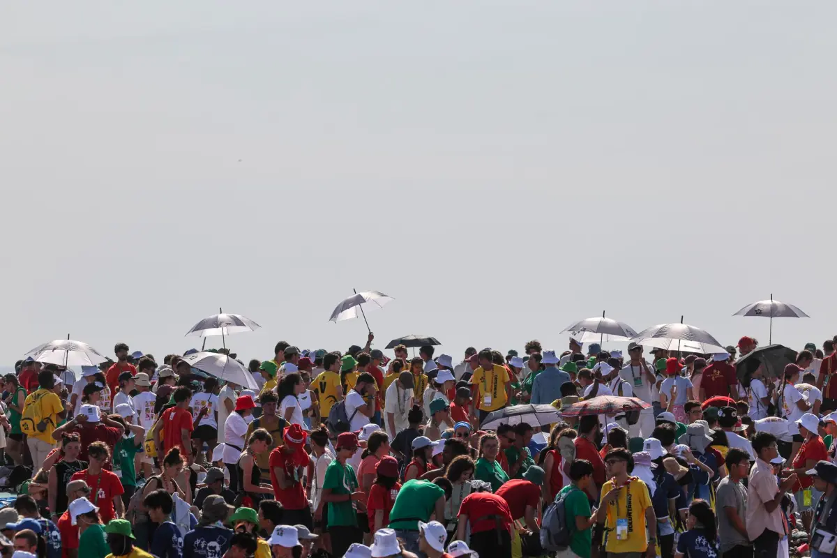 Una acampada de un millón y medio de jóvenes para el papa Francisco en Lisboa