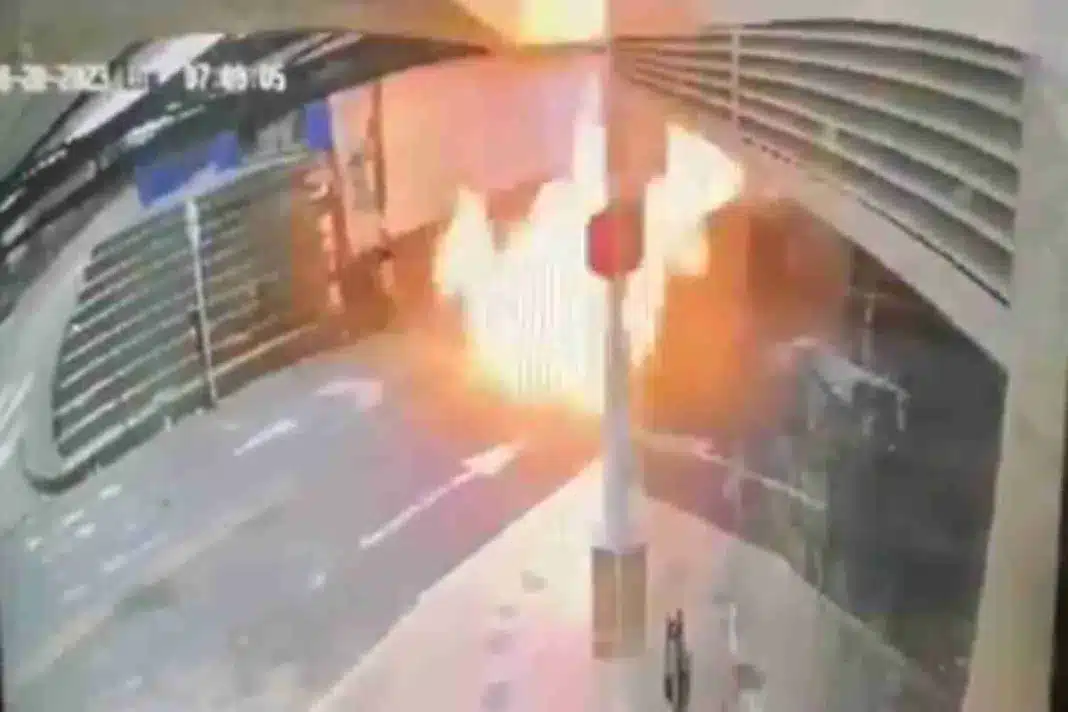 Así quedó la panadería de Yarumal tras la explosión de una pipeta de gas que casi mata a dos mujeres