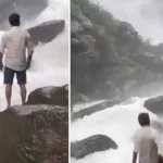 Tragedia en TikTok: influencer Sharath Kumar pierde la vida al caer de una cascada en la India