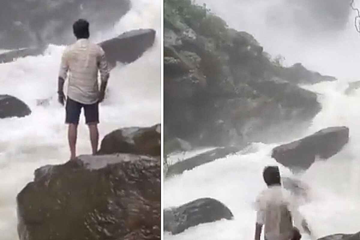 Tragedia en TikTok: influencer Sharath Kumar pierde la vida al caer de una cascada en la India