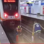 Identifican al responsable de arrojar a joven al paso del tren en el metro de CDMX