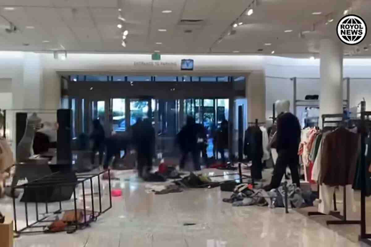 Asalto masivo en un centro comercial de California: se llevan bolsos y prendas de alta gama de tienda nordstrom