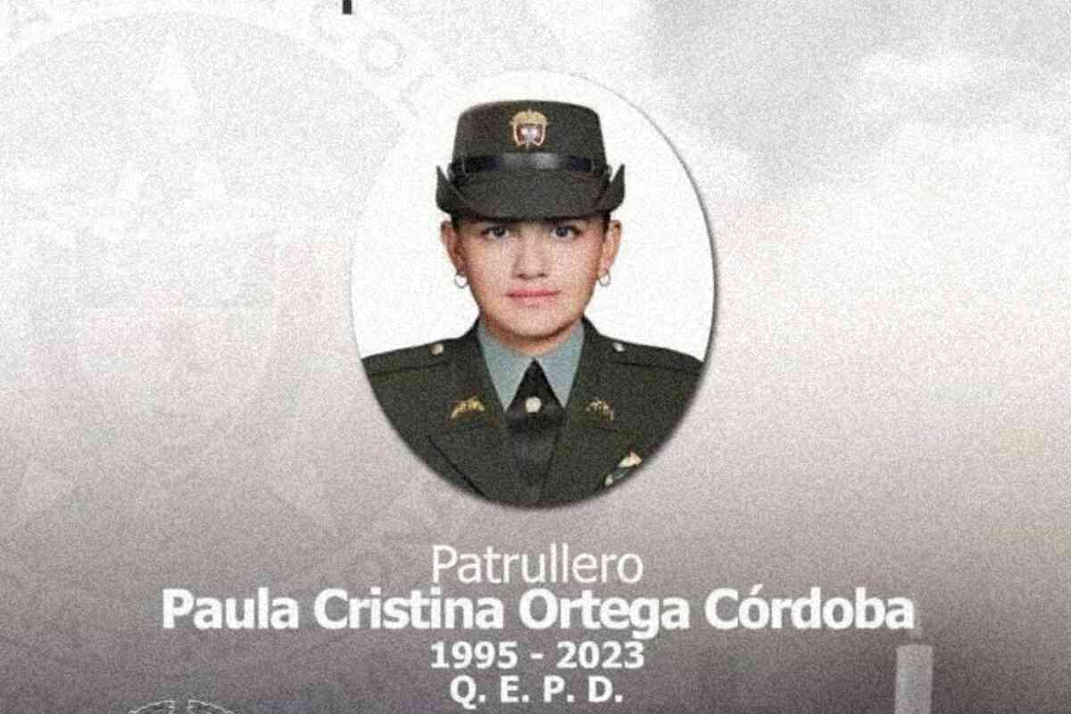 Paula Cristina Ortega, la patrullera de la policía que perdió la vida a manos de sicarios en Neiva