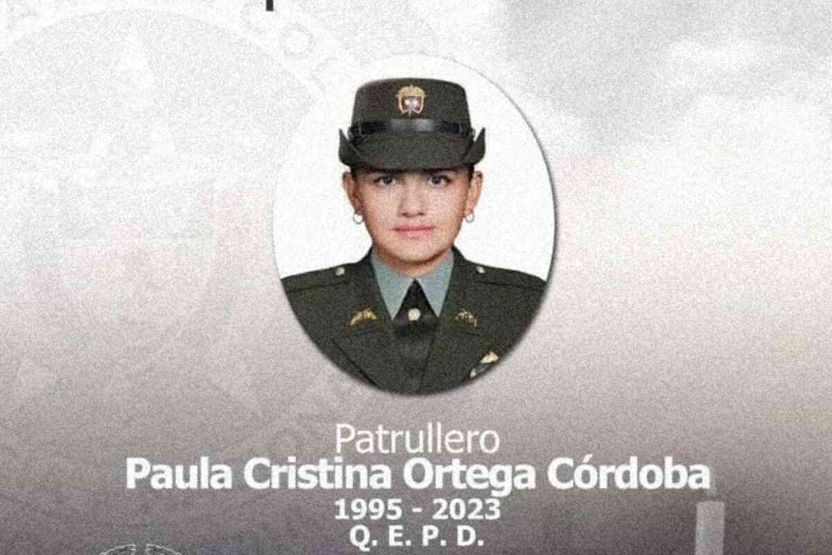 Sicarios asesinan a una patrullera de la policía cuando iba para un CAI de Neiva Paula Cristina Ortega, la patrullera de la policía que perdió la vida a manos de sicarios en Neiva