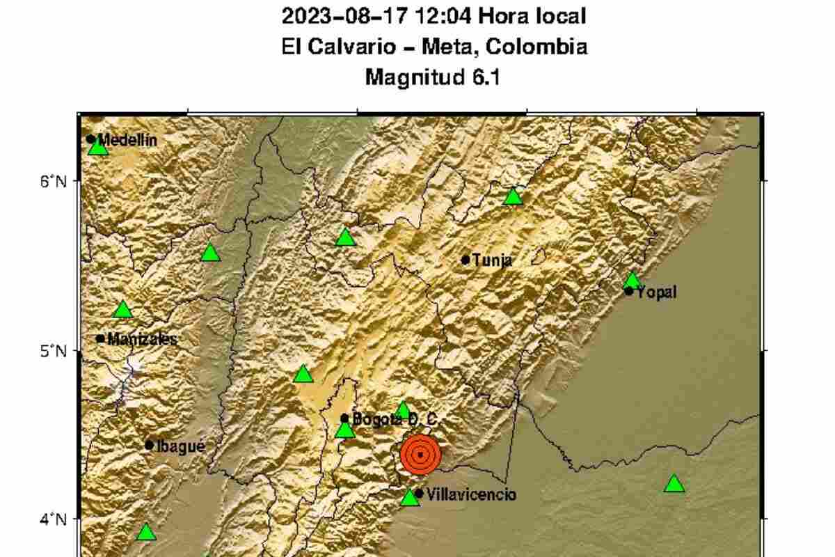 Fuerte Temblor de Magnitud 6.1 Estremece a Colombia; Bogotá Sintió el Impacto del Sismo