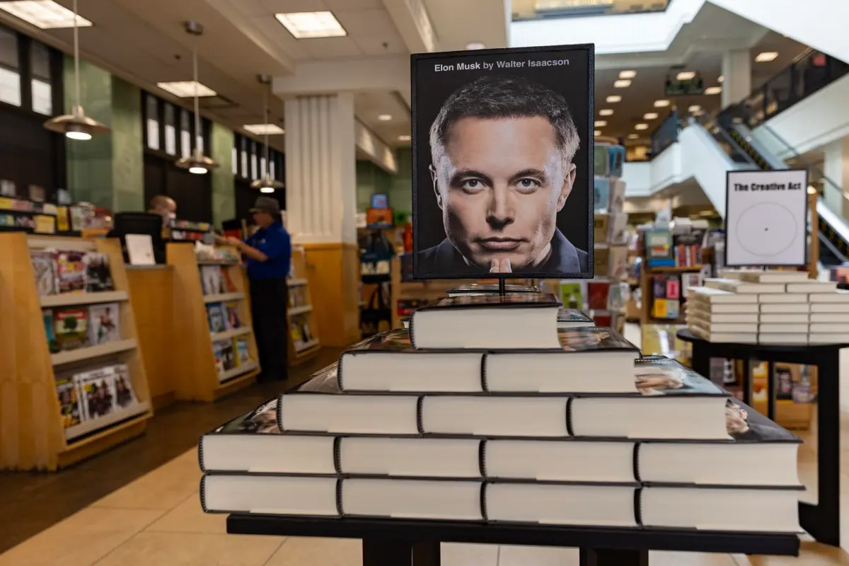 La recién publicada biografía de Elon Musk, entre los libros más vendidos en EE.UU. 1