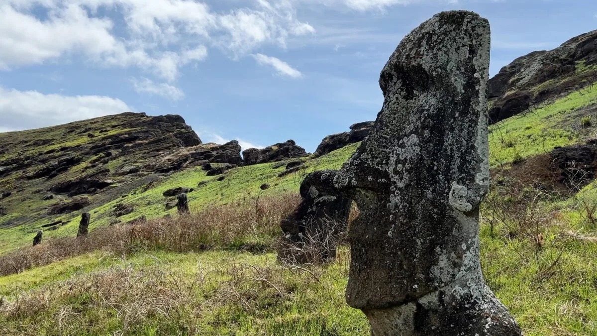 Tras un año del feroz incendio, los moáis de Isla de Pascua claman ser restaurados