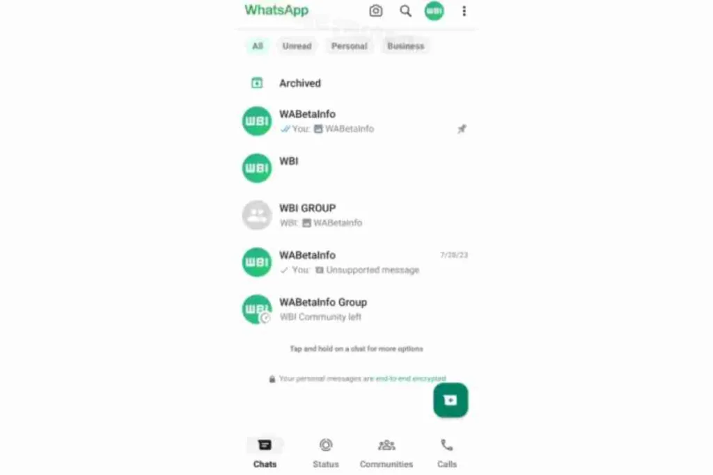   WhatsApp transforma su interfaz de usuario para Android con cambios en la barra superior, el logotipo y la barra de navegación