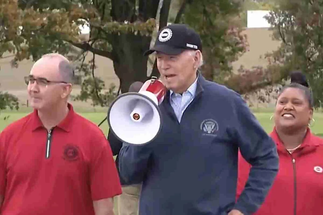 Biden, el primer presidente en ejercicio en apoyar una protesta sindical en Estados Unidos