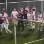 Brutal agresión a joven colombiano por festejar un gol en partido aficionado en México