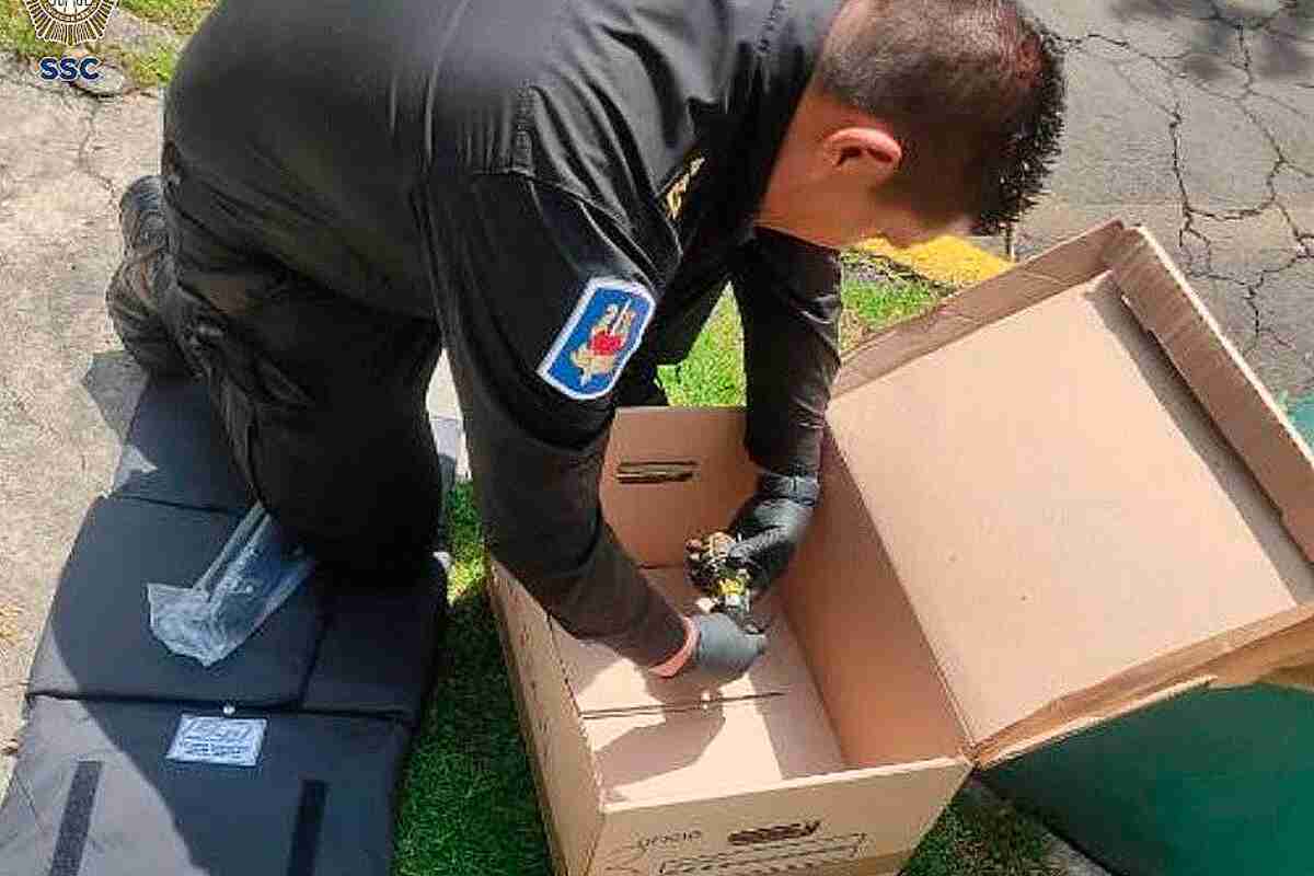 Hallan Granada en un Camión de Basura en Lomas de Chapultepec, CDMX