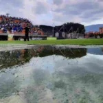 El clima no dejó jugar: Envigado y Millonarios jugarán mañana por lluvias y tormenta eléctrica