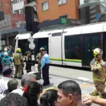 Peatón perdió la vida al ser atropellado por el tranvía en Ayacucho con Oriental-centro de medellin